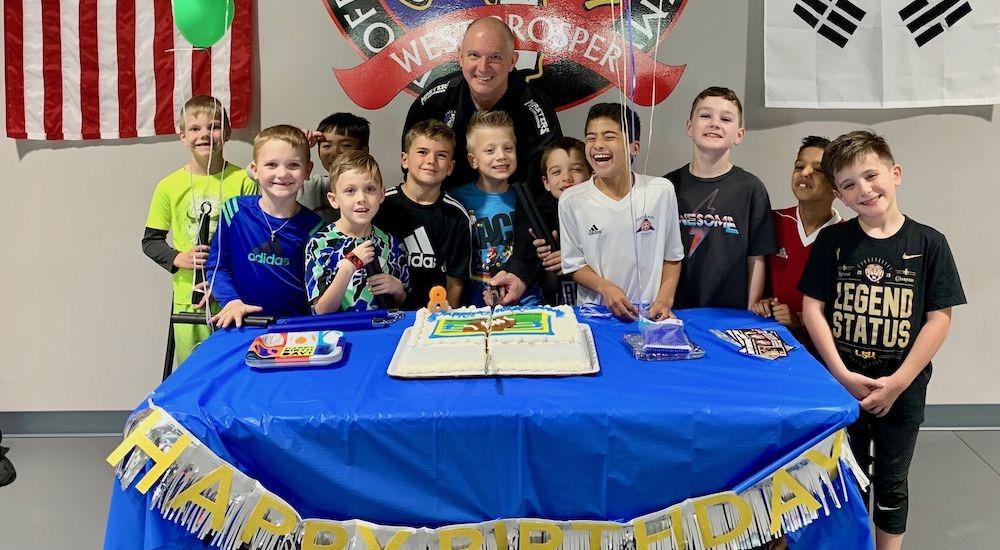 birthday party at Professional Black Belt Academy